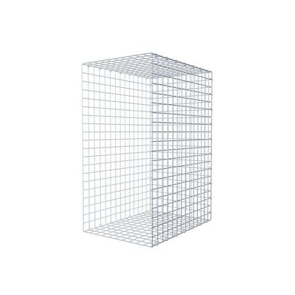 Monteret gabion type 2 100 cm x 70 cm x 50 cm (L x H x D), maskestørrelse 5 cm x 5 cm, C-ring