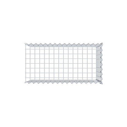 Gabião tipo 4 80 cm x 40 cm x 40 cm (C x A x P), malhagem 5 cm x 5 cm, espiral