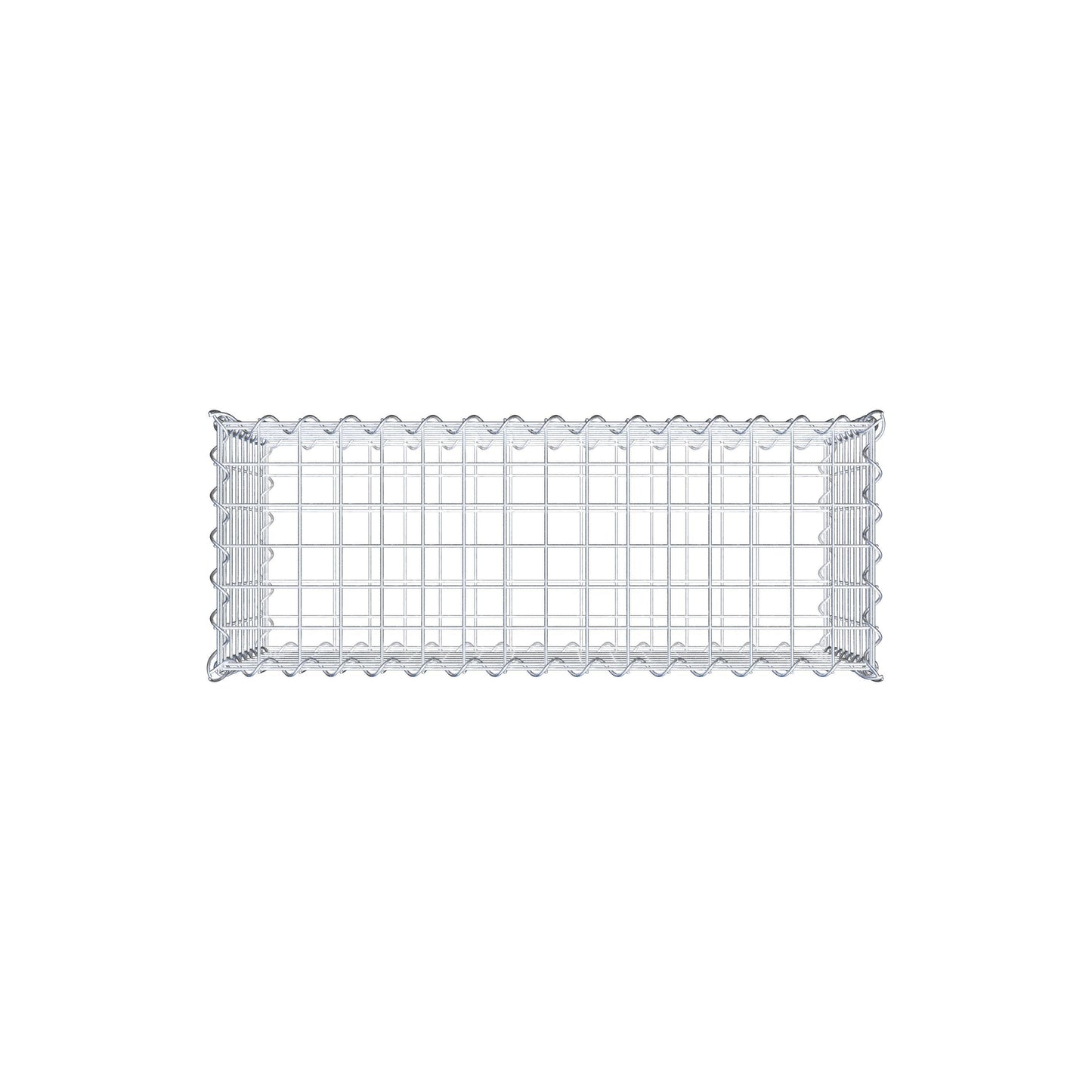 Gabion 80 cm x 40 cm x 30 cm (L x H x P), mailles 5 cm x 5 cm, spirale