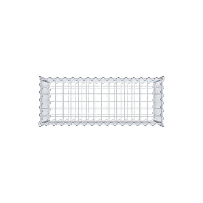 Gabion 80 cm x 40 cm x 30 cm (L x H x P), mailles 5 cm x 5 cm, spirale