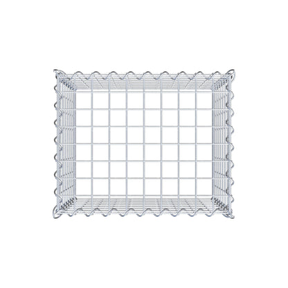 Extra gabion typ 3 50 cm x 40 cm x 40 cm (L x H x D), maskstorlek 5 cm x 5 cm, spiral