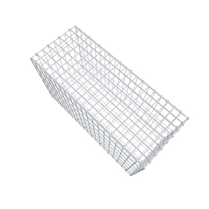 Gabião 100 cm x 60 cm x 40 cm (C x A x P), malhagem 5 cm x 10 cm, anel C