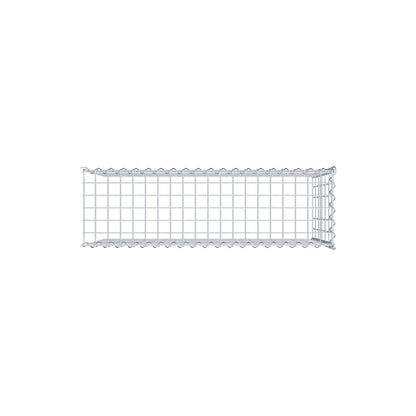Grown-on gabion type 4 100 cm x 60 cm x 30 cm (L x H x D), mesh size 5 cm x 10 cm, spiral