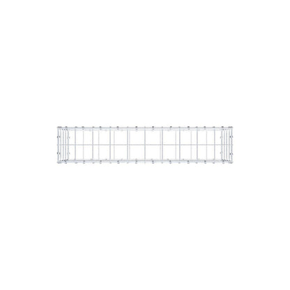 Gabione 100 cm x 40 cm x 20 cm (L x H x T), Maschenweite 10 x 10 cm, Spiralring