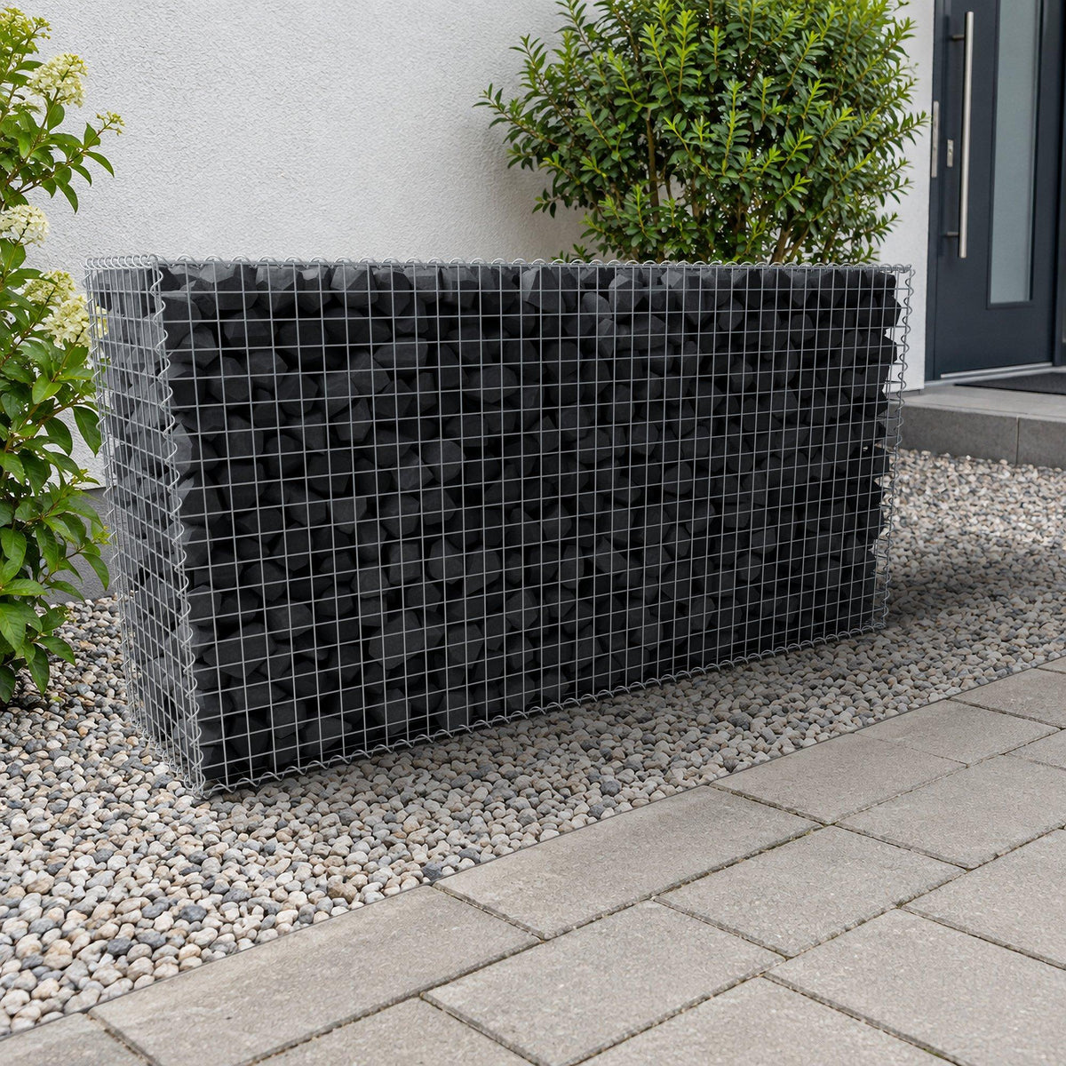 Gabion 200 cm x 100 cm x 50 cm (L x H x P), mailles 5 cm x 5 cm, spirale