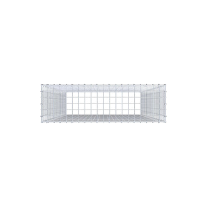 Fourche rapportée type 3 200 cm x 100 cm x 30 cm (L x H x P), mailles 5 cm x 5 cm, anneau C