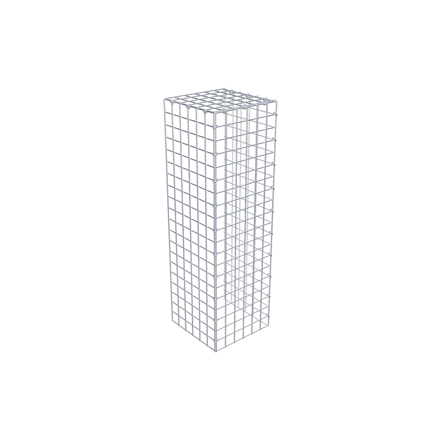 Gabião Tipo 4 100 cm x 30 cm x 30 cm (C x A x P), malhagem 5 cm x 5 cm, anel C
