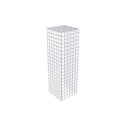 Gabião Tipo 4 100 cm x 30 cm x 30 cm (C x A x P), malhagem 5 cm x 5 cm, anel C