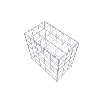 Gabion 50 cm x 50 cm x 30 cm (L x H x D), maskstorlek 10 cm x 10 cm, C-ring