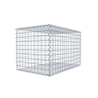 Gabion 80 cm x 50 cm x 50 cm (L x H x D), maskestørrelse 5 cm x 5 cm, spiral