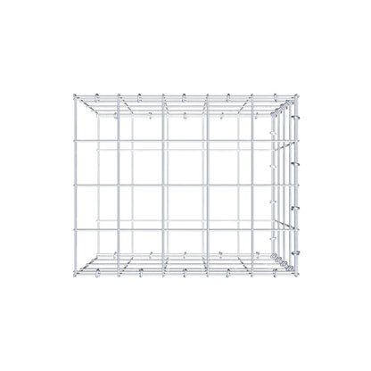 Anbaugabione Typ 2 50 cm x 40 cm x 40 cm (L x H x T), Maschenweite 10 cm x 10 cm, C-Ring