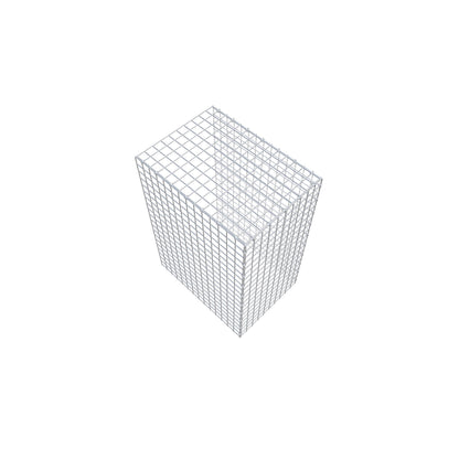 Gabião Tipo 4 100 cm x 70 cm x 50 cm (C x A x P), malhagem 5 cm x 5 cm, anel C