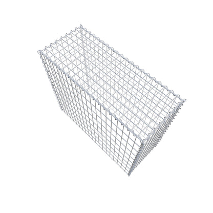 Gabião tipo 3 100 cm x 90 cm x 40 cm (C x A x P), malhagem 5 cm x 10 cm, espiral