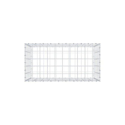 Gabbione 100 cm x 60 cm x 50 cm (L x H x P), maglia 10 x 10 cm, anello a spirale