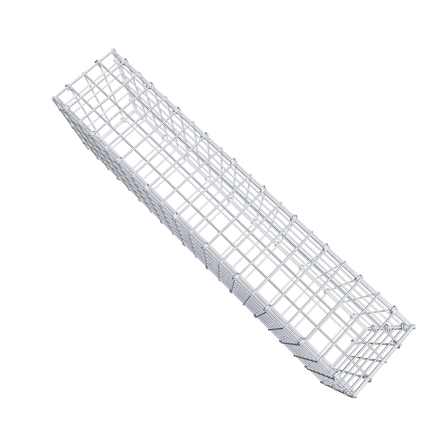 Gabião 100 cm x 30 cm x 20 cm (C x A x P), malhagem 5 cm x 5 cm, anel C