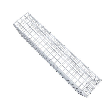 Gabião 100 cm x 30 cm x 20 cm (C x A x P), malhagem 5 cm x 5 cm, anel C