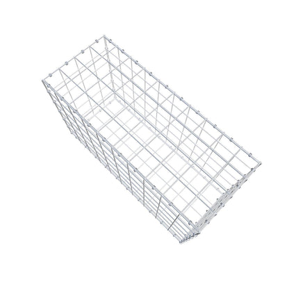Gabione 100 cm x 60 cm x 40 cm (L x H x T), Maschenweite 10 x 10 cm, Spiralring