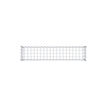 Gabião tipo 3 100 cm x 20 cm x 20 cm (C x A x P), malhagem 5 cm x 10 cm, espiral