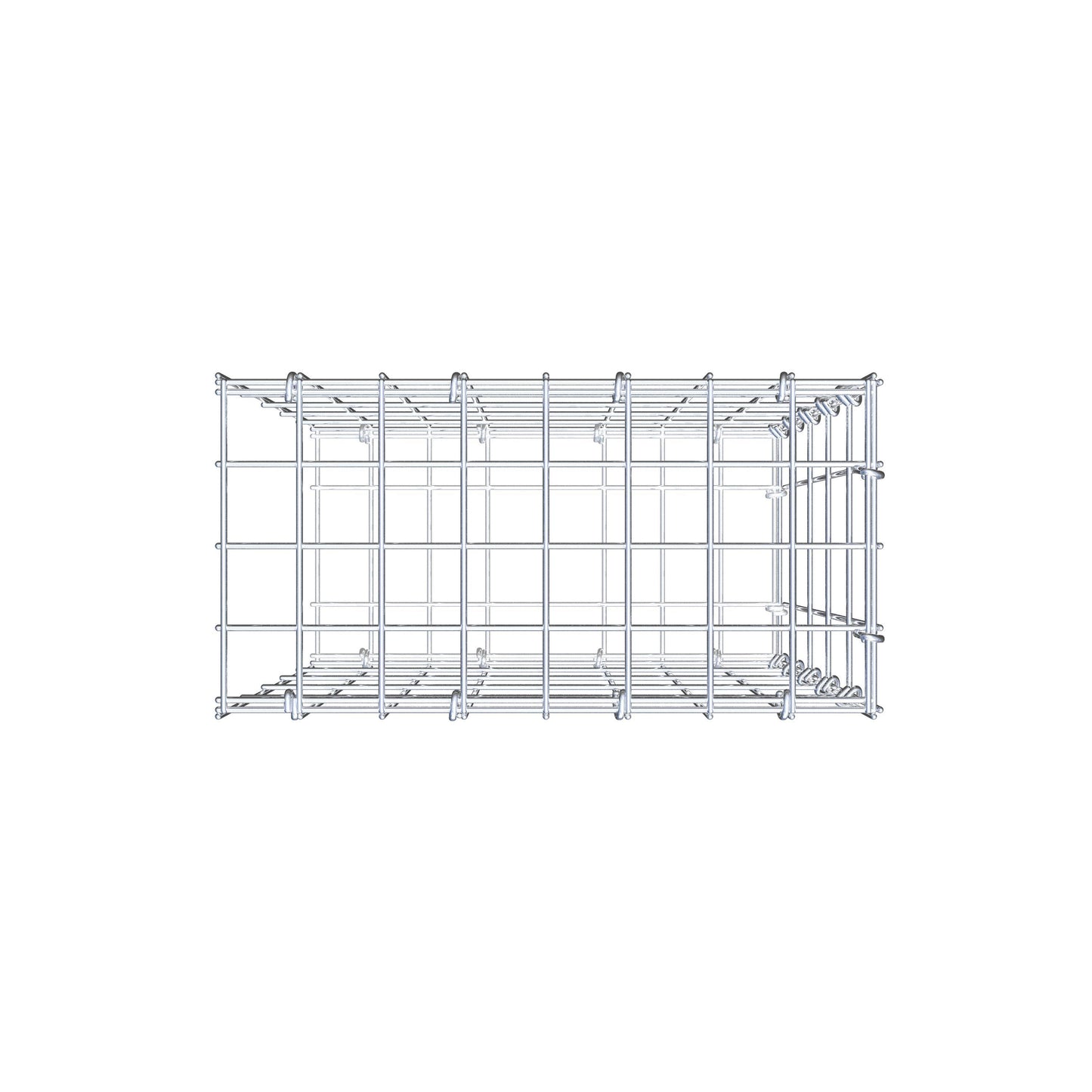 Toegevoegde pool type 2 50 cm x 40 cm x 20 cm, maaswijdte 5 cm x 10 cm, C-ring