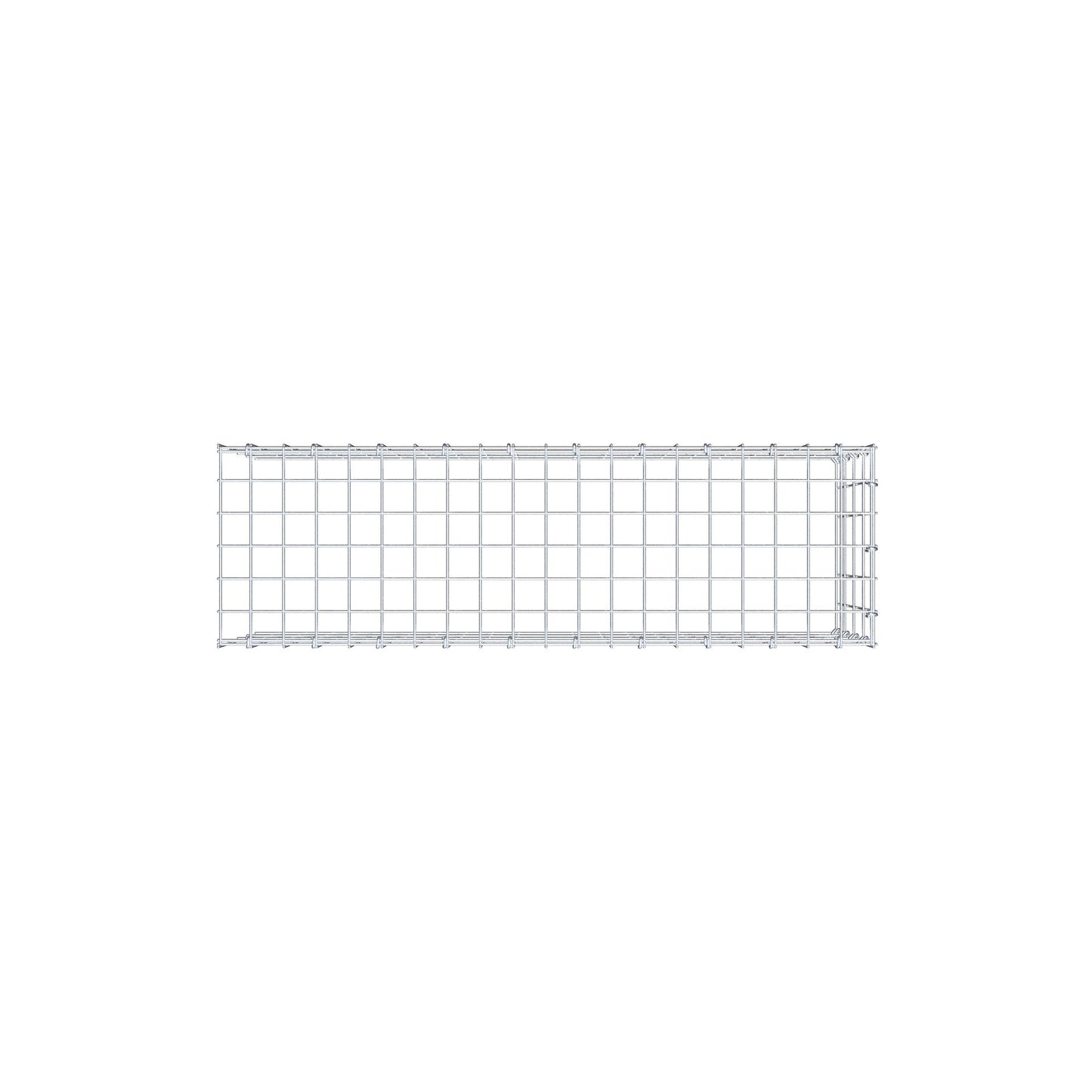 Gabbione aggiuntivo tipo 4 100 cm x 40 cm x 30 cm (L x H x P), maglia 5 cm x 10 cm, anello a C