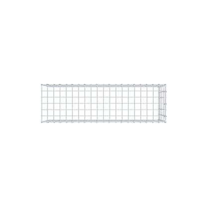 Gabbione aggiuntivo tipo 4 100 cm x 40 cm x 30 cm (L x H x P), maglia 5 cm x 10 cm, anello a C
