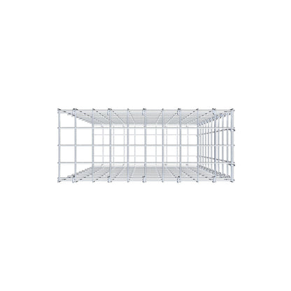 Gabião tipo 2 100 cm x 50 cm x 20 cm, malhagem 5 cm x 10 cm, anel C