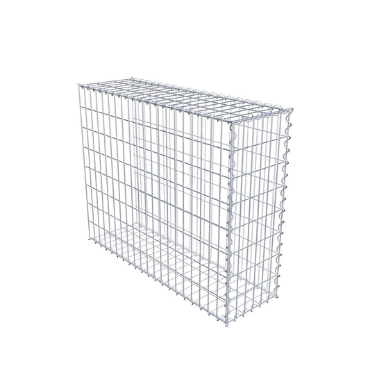 Opvokset gabion type 2 100 cm x 80 cm x 30 cm (L x H x D), maskestørrelse 5 cm x 10 cm, spiral
