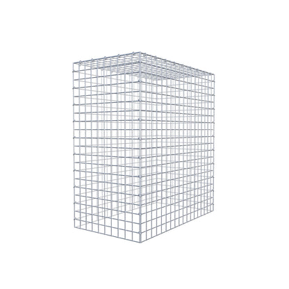 Mounted gabion type 3 100 cm x 90 cm x 50 cm (L x H x D), mesh size 5 cm x 5 cm, C-ring