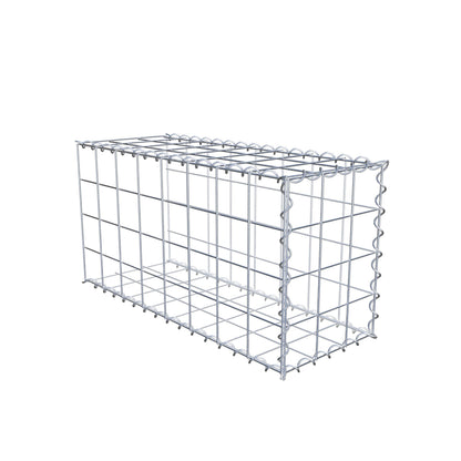 Gabião tipo 2 80 cm x 40 cm x 30 cm (C x A x P), malhagem 10 cm x 10 cm, espiral