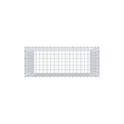 Gabião 100 cm x 100 cm x 40 cm (C x A x P), malhagem 5 cm x 5 cm, anel C