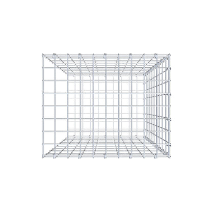 Gabião tipo 2 100 cm x 50 cm x 40 cm, malhagem 5 cm x 10 cm, anel C