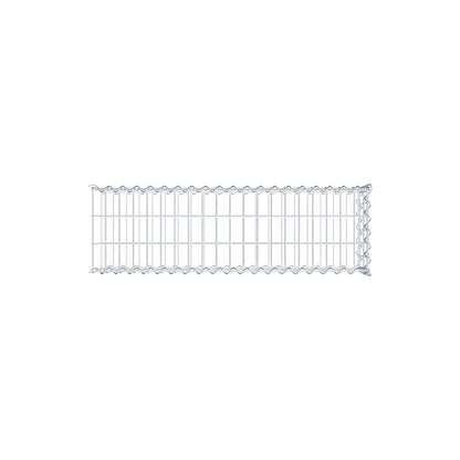 Grown-on gabion type 2 100 cm x 20 cm x 30 cm (L x H x D), mesh size 5 cm x 10 cm, spiral