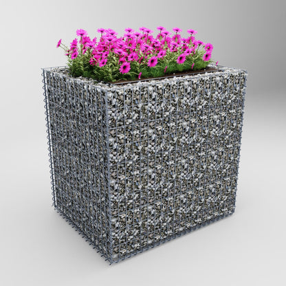 Hochbeet eckig 100 cm x 80 cm x 100 cm (L x H x T), Maschenweite 5 x 10 cm, Wandstärke 10 cm