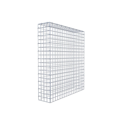 Monteret gabion type 3 100 cm x 90 cm x 20 cm (L x H x D), maskestørrelse 5 cm x 5 cm, C-ring