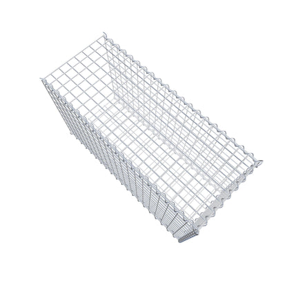 Anbaugabione Typ 2 100 cm x 60 cm x 40 cm (L x H x T), Maschenweite 5 cm x 5 cm, Spirale