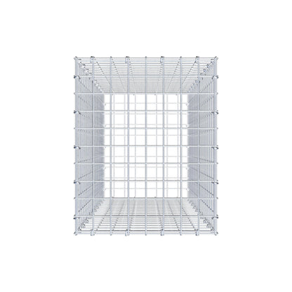 Gabione 100 cm x 40 cm x 50 cm (L x H x T), Maschenweite 5 cm x 5 cm, C-Ring