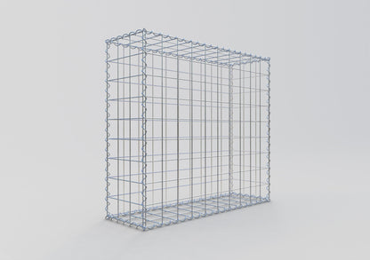 Gabião 100 cm x 90 cm x 30 cm (C x A x P), malhagem 10 cm x 10 cm, espiral