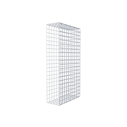 Gabbione fissabile tipo 2 100 cm x 50 cm x 20 cm (L x H x P), maglia 5 cm x 5 cm, anello a C