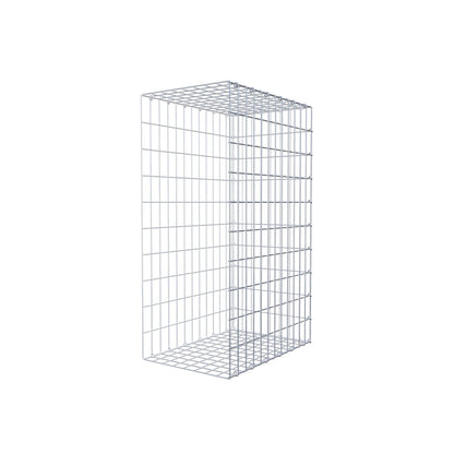 Anbaugabione Typ 2 100 cm x 60 cm x 40 cm, Maschenweite 5 cm x 10 cm, C-Ring