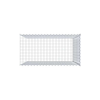 Gabião tipo 4 100 cm x 100 cm x 50 cm (C x A x P), malhagem 5 cm x 5 cm, espiral