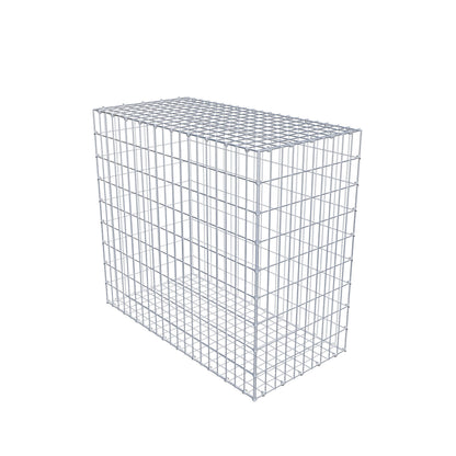 Gabione 100 cm x 90 cm x 50 cm (L x H x T), Maschenweite 5 cm x 10 cm, C-Ring