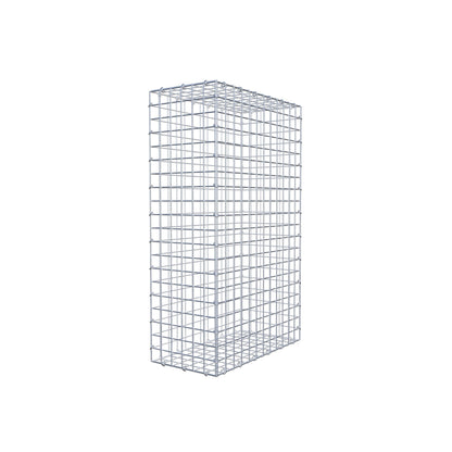 Gabion 100 cm x 60 cm x 30 cm (L x H x D), maskestørrelse 5 cm x 5 cm, C-ring