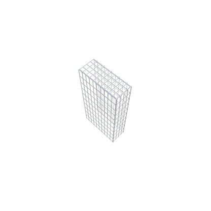 Gabião Tipo 4 100 cm x 50 cm x 20 cm (C x A x P), malhagem 5 cm x 10 cm, anel C