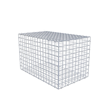 Gabion 80 cm x 50 cm x 50 cm (L x H x D), maskestørrelse 5 cm x 5 cm, C-ring