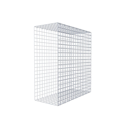 Gavión complementario de tipo 2 100 cm x 90 cm x 40 cm (largo x alto x fondo), malla 5 cm x 5 cm, anillo en C