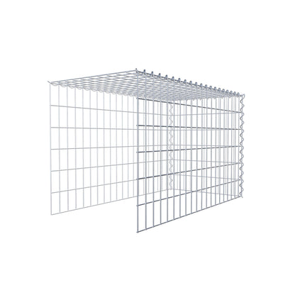 Gabião tipo 4 100 cm x 60 cm x 50 cm (C x A x P), malhagem 5 cm x 10 cm, espiral