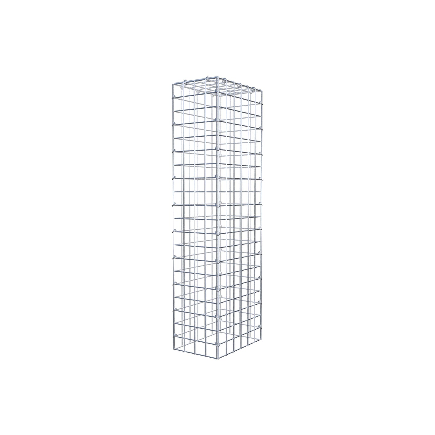 Gavión adicional tipo 3 100 cm x 30 cm x 20 cm (L x A x P), malla 5 cm x 5 cm, anillo en C