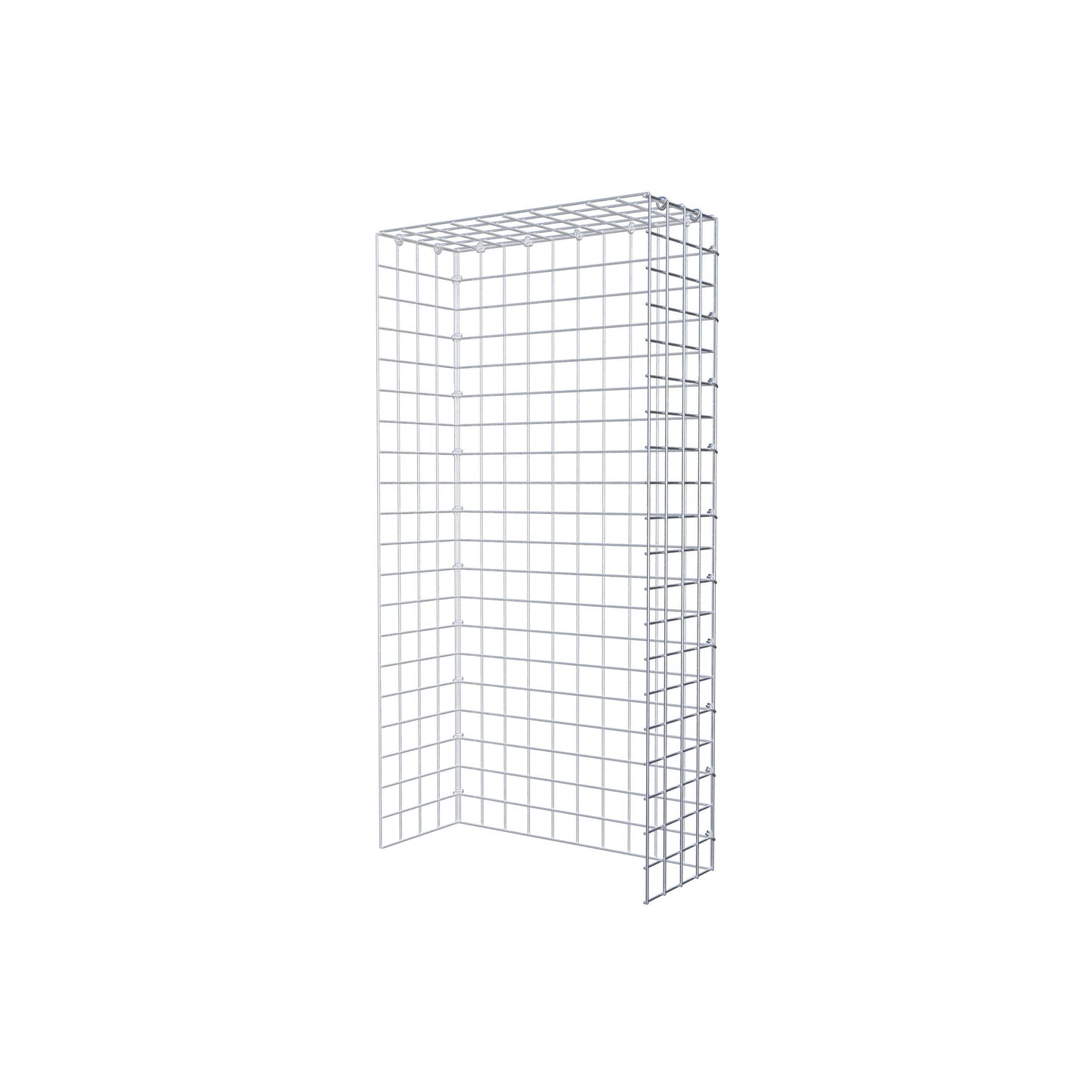 Gabião Tipo 4 100 cm x 20 cm x 50 cm (C x A x P), malhagem 5 cm x 5 cm, anel C