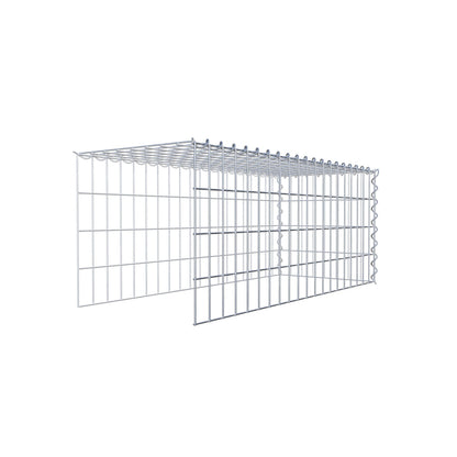 Gabião tipo 4 100 cm x 40 cm x 40 cm (C x A x P), malhagem 5 cm x 10 cm, espiral