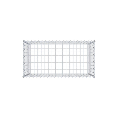 Anbaugabione Typ 3 100 cm x 60 cm x 50 cm (L x H x T), Maschenweite 5 cm x 10 cm, Spirale